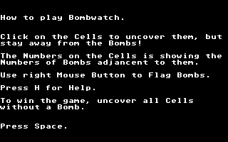 Bombwatch atari screenshot